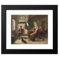 thumbnail image 2 of Josef Kinzel 14x12 Black Modern Framed Museum Art Print Titled - In the Farmers' Room (1897), 2 of 5