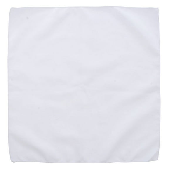 HUBERT® Napkins White Spun Polyester Square - 20" x 20" 12 Per Case