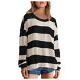 thumbnail image 1 of 2DXuixsh Chandails à Capuchon pour Femmes Chandail en Molleton Surdimensionné Manches Longues Col Rond Chandails à Capuchon Chemises Chandail d'Automne Vêtements Preppy Tendance Blanc Taille g, 1 of 6