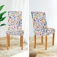 thumbnail image 3 of Yayeee 4 Pack Dining Chair Covers Stretch Parson Chairs Slipcovers Seat Protector, Purple Wildflower Pattern, 3 of 6