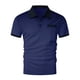 thumbnail image 4 of Ceisia Men's Polka Dot Gradient Short Sleeve Polo Shirt Casual Summer Top Purple XL Gifts, 4 of 5