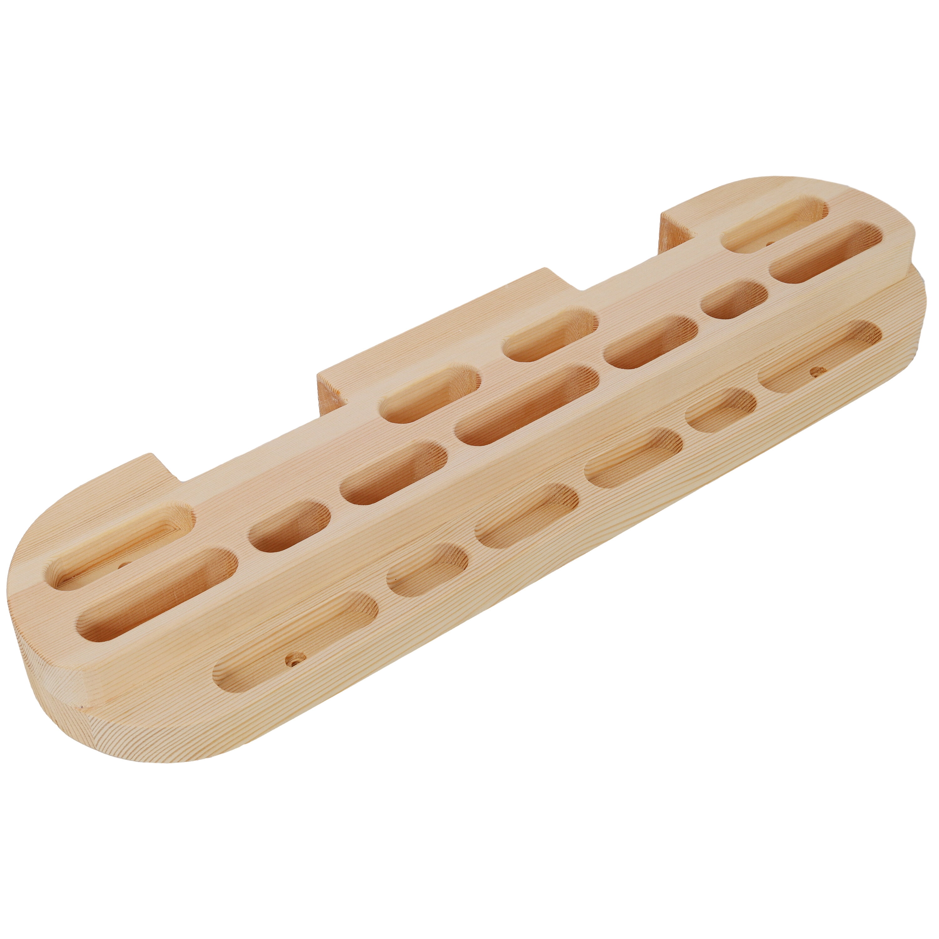 , Climbing Hangboard Rock Climbing Training,Rock Climbing Fingerboard, Wooden Climbing Board Trainer for Strengthen Fingers and Grip, Brown ,Wood ,