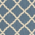 thumbnail image 6 of SAFAVIEH Beach House Richard Geometric Indoor/Outdoor Runner Rug, Blue/Creme, 2'2" x 8', 6 of 7
