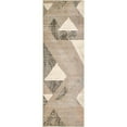 thumbnail image 2 of nuLOOM Adrienne Durable Abstract Contemporary Runner Rug, 2' 6" x 8', Grey, 2 of 2
