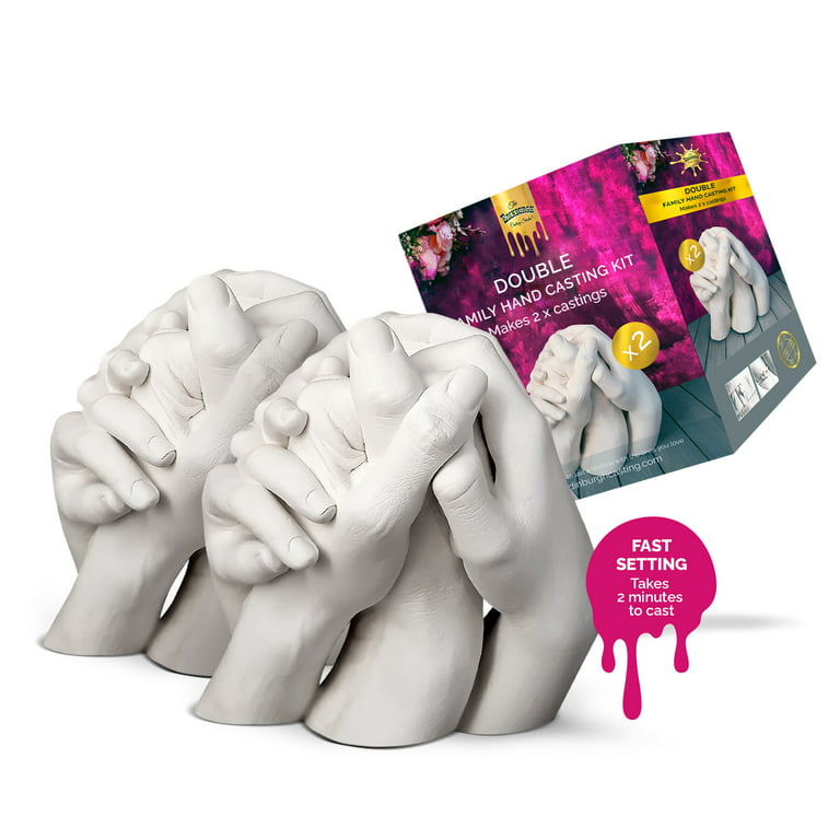 Hand Casting Kit Creative Family Couples Hand Molding Kit For
