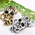 thumbnail image 2 of Minnieouse Broches para hombres y mujeres, alfileres esmaltados con diamantes de imitación de calavera, broche de traje con purpurina, joyería, adornos de Type3 NO3 Minnieouse AP004649-01, 2 of 6