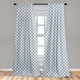 thumbnail image 5 of Ambesonne Traditional Curtains, Portuguese, Pair of 28"x63", Blue White, 5 of 5