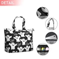 thumbnail image 2 of Black Halloween Ghosts with Boo Travel Tote Bags for Women Carry On,Large Weekender Bags for Women Travel,Multi Functional Duffle Bag for Work,Shopping,Sports, 2 of 5