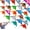 24 Pack, variant on Mini Kites for Kids,Finger Launcher Kites Easy to Fly,Party Favors for Kids 4-8-12 Outdoor Toys Beach Games,Treasure Box Toys for Classroom Prizes Mini Kite Bulk