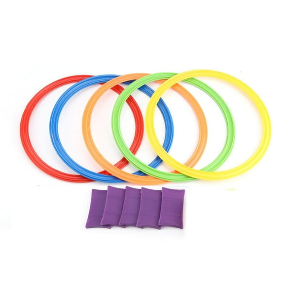 Greensen 5Pcs  Jumping Rings Game Sports Toy Outdoor Playing Activity for Children and Kids , Kids Ring Game, Children Jumping Game