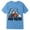 H468 Blue, variant on SJLDQY Halloween Boys T-Shirts Hallowmas Ghost Pumpkin Graphic Tees for Boys Short Sleeve Crewneck T Shirts Casual Soft Tops Size 1-13Y