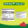 Spring Valley Non GMO Vitamin B12 Vegetarian Gummies, Raspberry, 3000