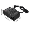 thumbnail image 3 of 1 Set of Power Adapter Safe Power Charger Practical Charging Charger Power Supply Compatible for N64 (Black, With US Plug), 3 of 5