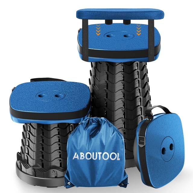 Taburete plegable aboutool, plegable, 220 kg de capacidad, portátil