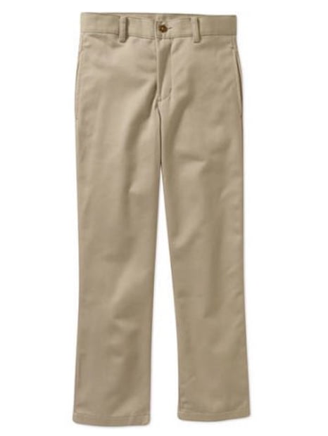 boys slim uniform pants