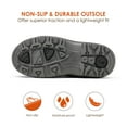 thumbnail image 5 of DREAM PAIRS Boys Girls Mid Calf Slip Resistant Faux Fur Lined Knee High Winter Snow Boots, 5 of 5