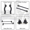 thumbnail image 3 of Frenzybro 2003-2008 10Pcs Front Lower Control Arm Ball Joint Tie Rod End Sway Bar Compatible With Toyota Corolla, 3 of 7