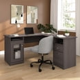 thumbnail image 2 of Cabot 60W L Shaped Computer Desk with Storage in Heather Gray - Engineered Wood, 2 of 8