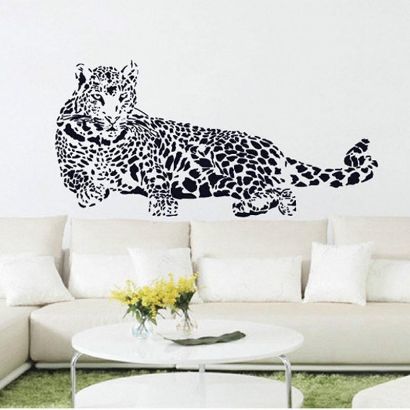 leopard wall stickers