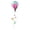 Style 12, variant on JZROCKER Hot Air Balloon Wind Spinner Colorful Sequins Striped Hanging Wind Spinners