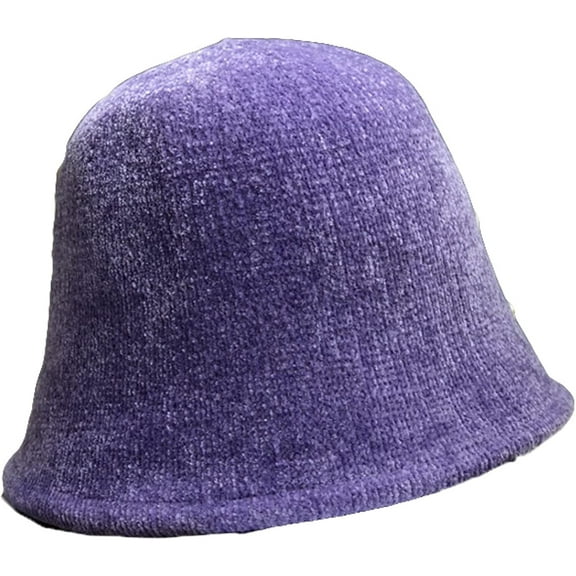 CoCopeaunts Women Bucket Hat Autumn Winter Wild Wear Corduroy Solid Fisherman Hat Men Outdoor Warm Packable Bell Bucket Cap