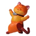 thumbnail image 1 of Cute Looks Back And Smiles Cats Turns Around Creative Cats Ornaments, 1 of 1
