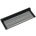 thumbnail image 1 of Kraus KRM-11BL Multipurpose Over Sink Roll-Up Dish Drying Rack - Matte Black, 1 of 2