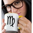 thumbnail image 2 of 3drose, Virgo, 11oz Two-tone Yellow Mug, 2 of 6