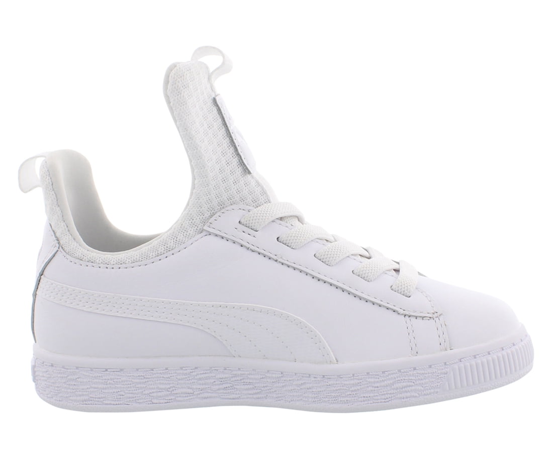 Puma Basket Fierce Ep Ac Girls Shoe Size 2, Color: White - Walmart.com