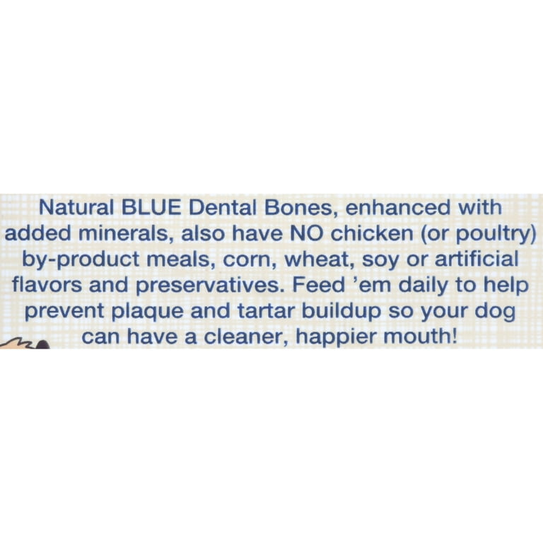 Blue Buffalo Dental Bones Small 15 25 lbs Dental Treats for