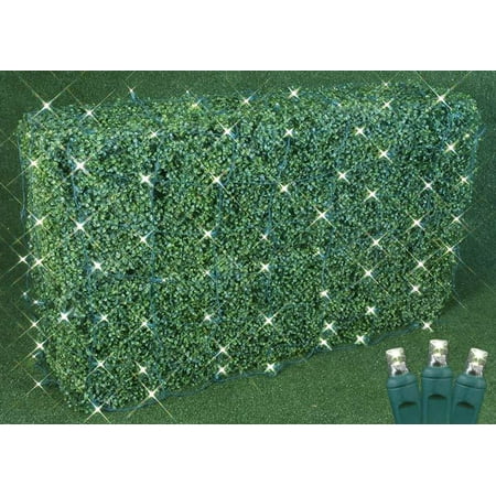 Novelty Lights Commercial Grade Christmas LED Net Light Set, 4' X 6', Green Wire, 100