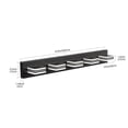 thumbnail image 7 of Miniyam 5-Light LED Vanity Light, Black, Dimmable & Color Adjustable, 7 of 7