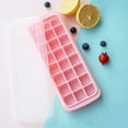 thumbnail image 4 of Huanledash Ice Cube Tray Large Capacity with Cover Silicone 24 Grids Easy Release Ice Cube Trays Kitchen Tool, 4 of 8