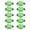 Green, variant on batmeuy 10Pcs Women Hair Clips Anti-slip Teeth Ladybug Decor Hairpins Bangs Buns Braids Multi-Purpose Styling Hair Pins