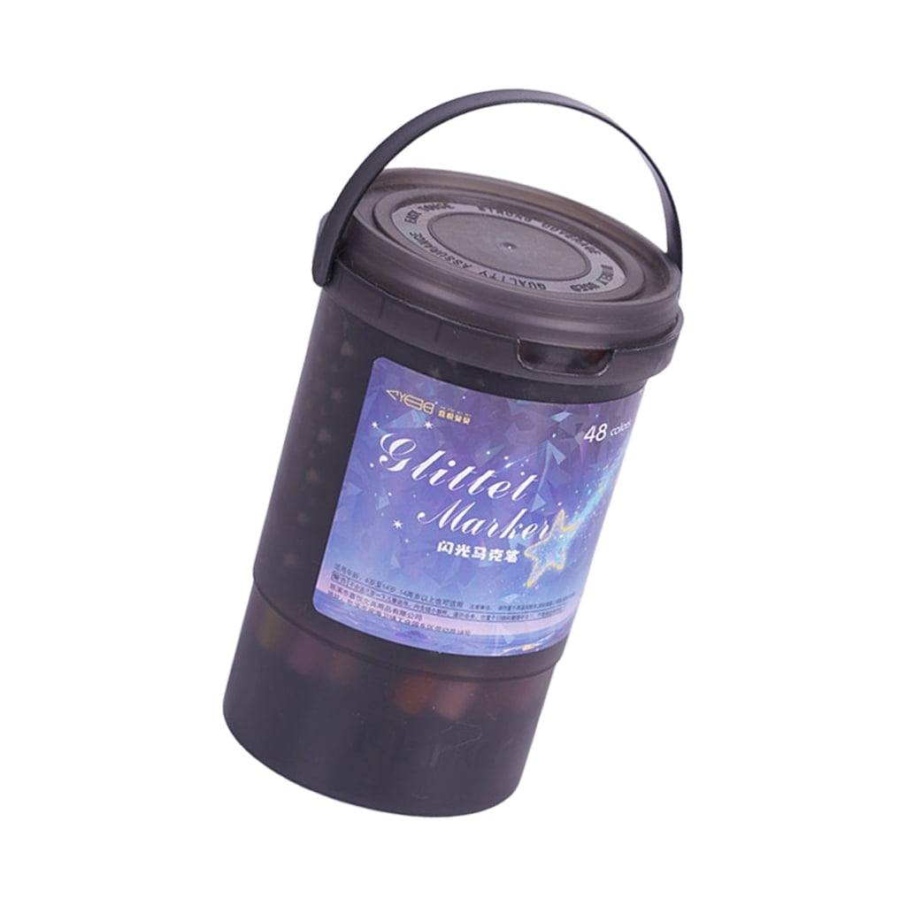 Sparkles Gel Ink Soft Brush Marker for Creative Drawing and Handmade Crafts