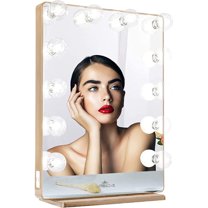 Impressions Vanity Hollywood Glow XL 2.0 Lighted Vanity Mirror with Detachable Base (Rose Gold)