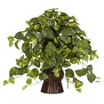 thumbnail image 1 of Pothos with Bamboo Vase Silk Plant, 1 of 1