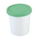 thumbnail image 5 of Contenedor para helado, vaso de pinta, postre, congelador, almacenamiento de alimentos, tina para hielo verde, 5 of 9