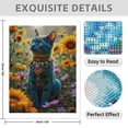 thumbnail image 3 of Diamond Art Kit for Adults, Colorful Cat With Jewel Adornments Diamond Painting for Adults Beginners, DIY Diamond Art Painting Kits, 5D Diamond Painting Crafts for Home Decor 12x16 Frameless, 3 of 7