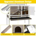 thumbnail image 3 of Aivituvin Guinea Pig Cages Indoor Rabbit Hutch with Removable Stand Anti Chewing - Brown, 3 of 7