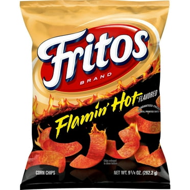 Fritos Flamin' Hot Flavored Corn Chips, 9.25 oz Bag (Packaging May Vary)