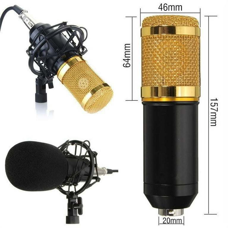 BM800 Condenser Studio Microphone Kits Novashion 8 Pcs/Set, 20 to
