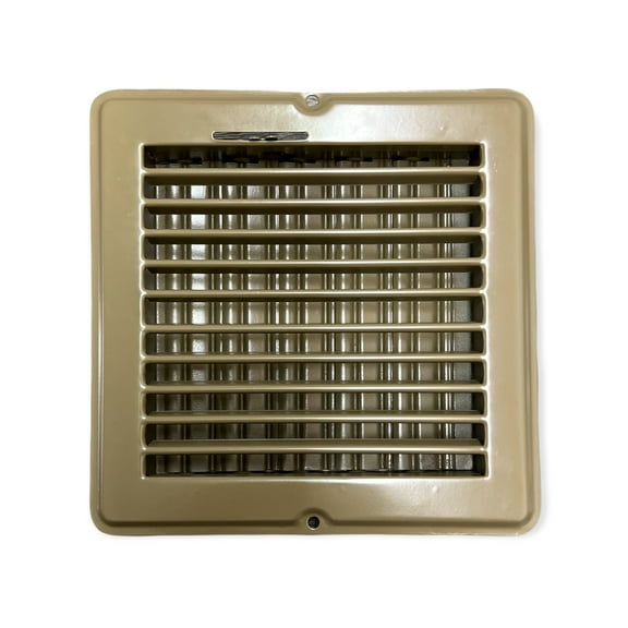 Mobile Home 6" x 6" Brown Metal Floor Register