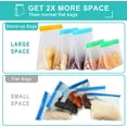 thumbnail image 3 of Glaciersei Lot de 12 Grands Sacs de Rangement Alimentaires Réutilisables, Qualité Alimentaire FDA, 3 of 5