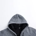 thumbnail image 5 of Sudadera con Capucha para Hombre, Jersey, Sudadera De Punto, Cárdigan, Suéter con Capucha De Invierno para Ocio, Chaqueta De Punto, Forro Polar Interior, Chaqueta con Capucha para Hombre para, 5 of 5