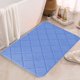 thumbnail image 5 of Alfombra absorbente premium para baño y ducha - Microfibra de secado rápido con reverso antideslizante, ideal para zonas húmedas, 40 x 60 cm, lavable, Aestivo | Azul | AESTIVO, 5 of 7