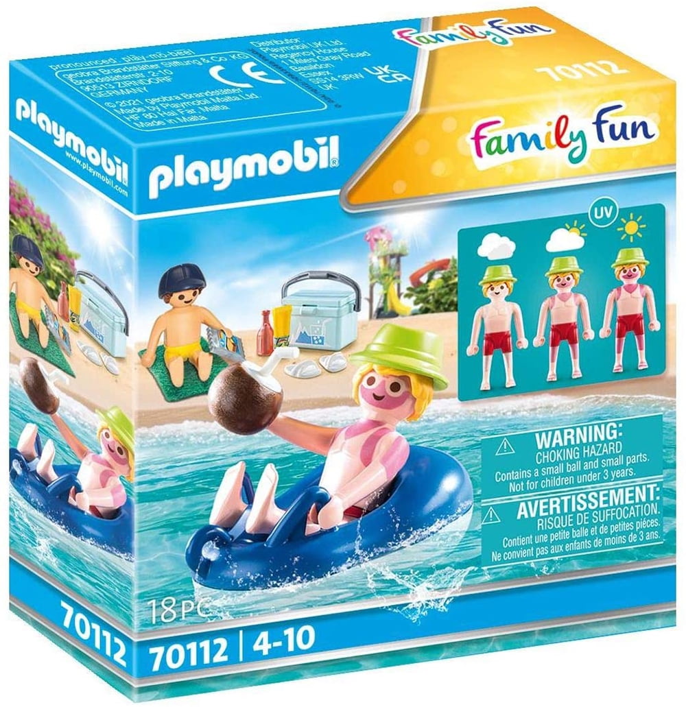 uanset afstemning Ny mening Playmobil Family Fun - Sunburnt Swimmer 70112 (for Kids 4 to 10 Years Old)  - Walmart.com