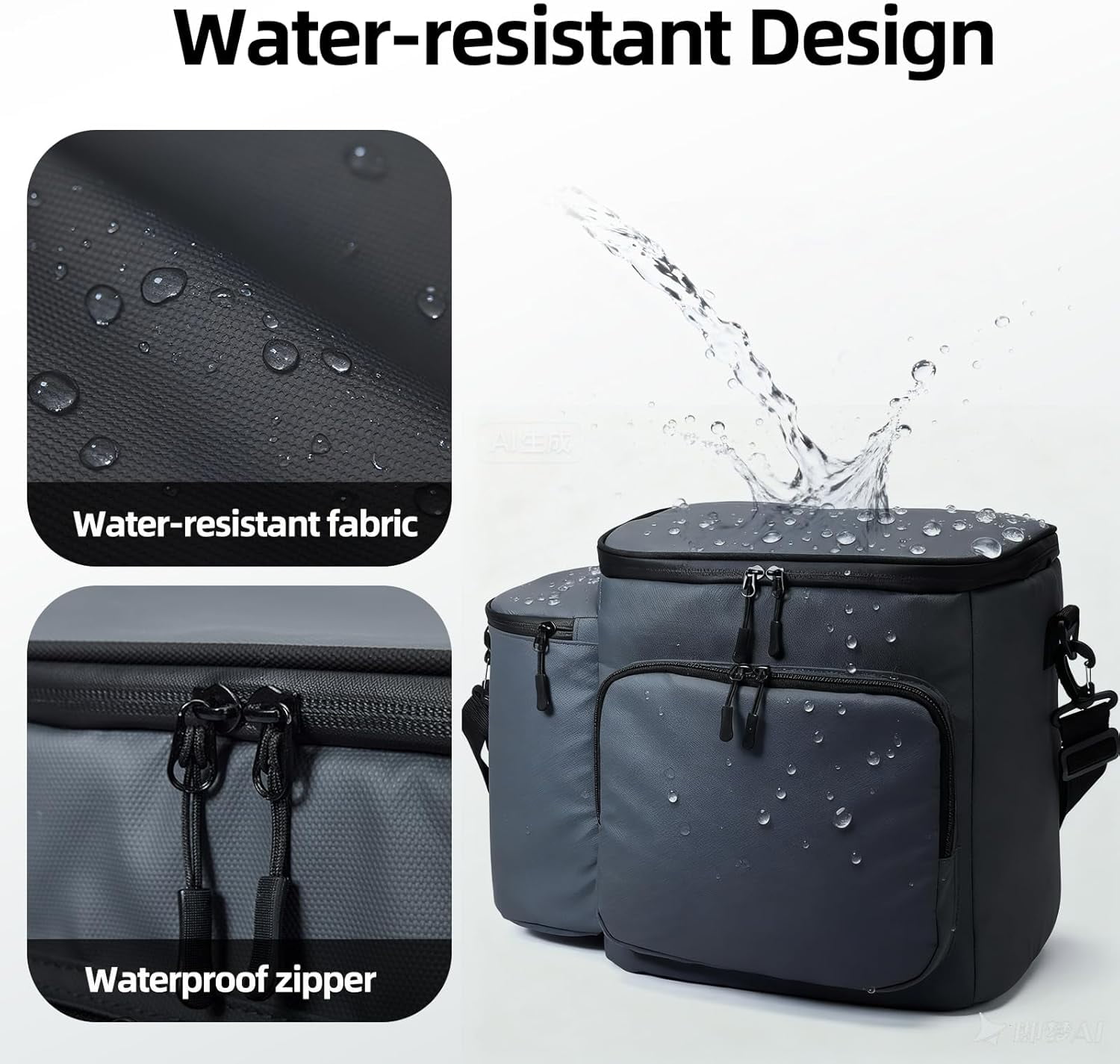 Padded Carrying Bag for Crispi Fryer 4Qt & 6-Cup Glass Containers with Dual Pockets Water-Resistant Portable Storage