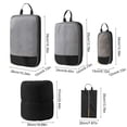 thumbnail image 3 of Travel Storage Bag Set Hand Carry Large Capacity Clothing Organizing Bag 5 Packing Cubes Set Mesh Travel Luggage Organizers With Laundry Bag, 3 of 6