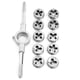 thumbnail image 5 of Kit de herramientas manuales portátiles para hacer roscas, incluye llave de 25 mm, juego de tornillos y terrajas, 5 of 8